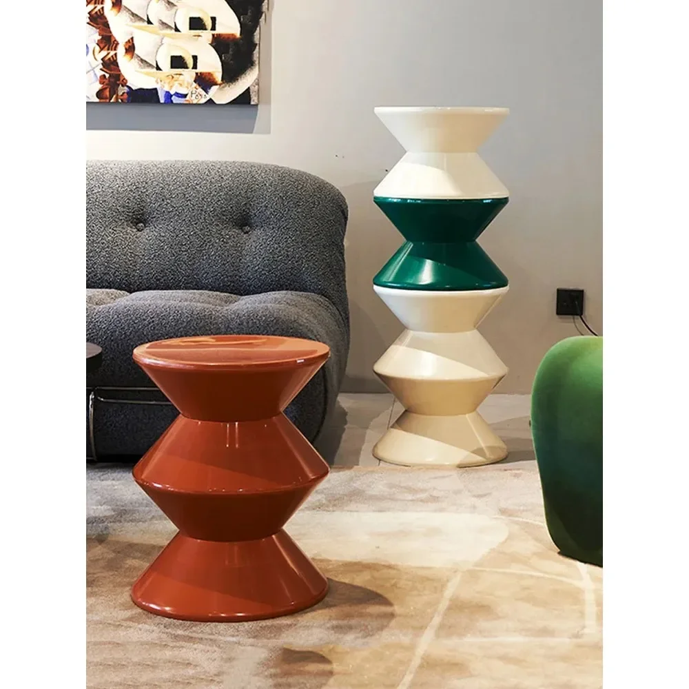 Круглый журнальный столик пластиковая Скандинавская мебель для дома гостиной