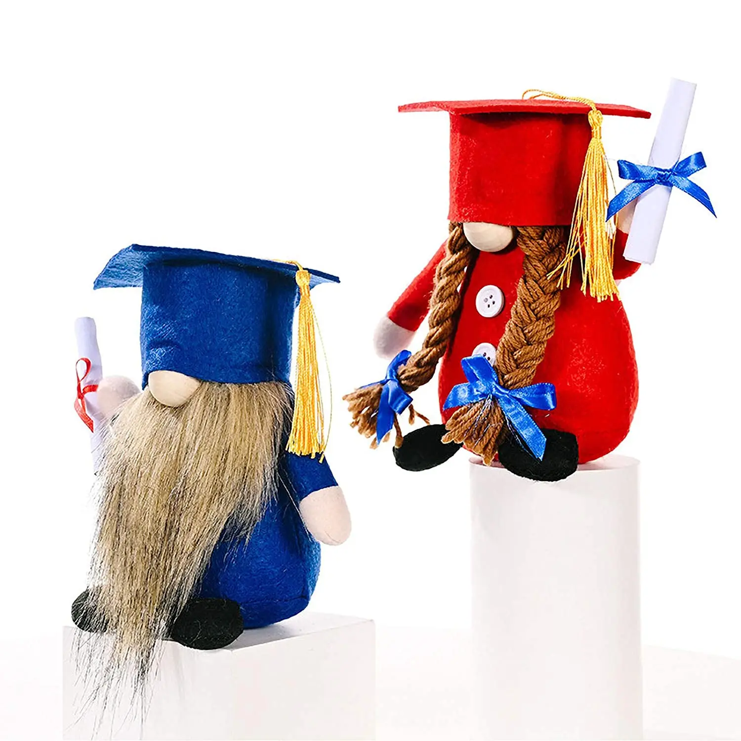 

Practical Faceless Dwarf Fluffy Stable Base 2 Colors Faceless Bearded Graduation Doll Elf