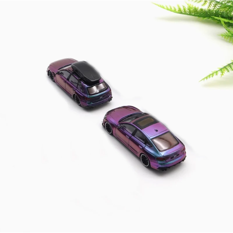 Литой под давлением масштаб 1:64 Audi RS5 RS4 ABT универсал имитация сплава модель