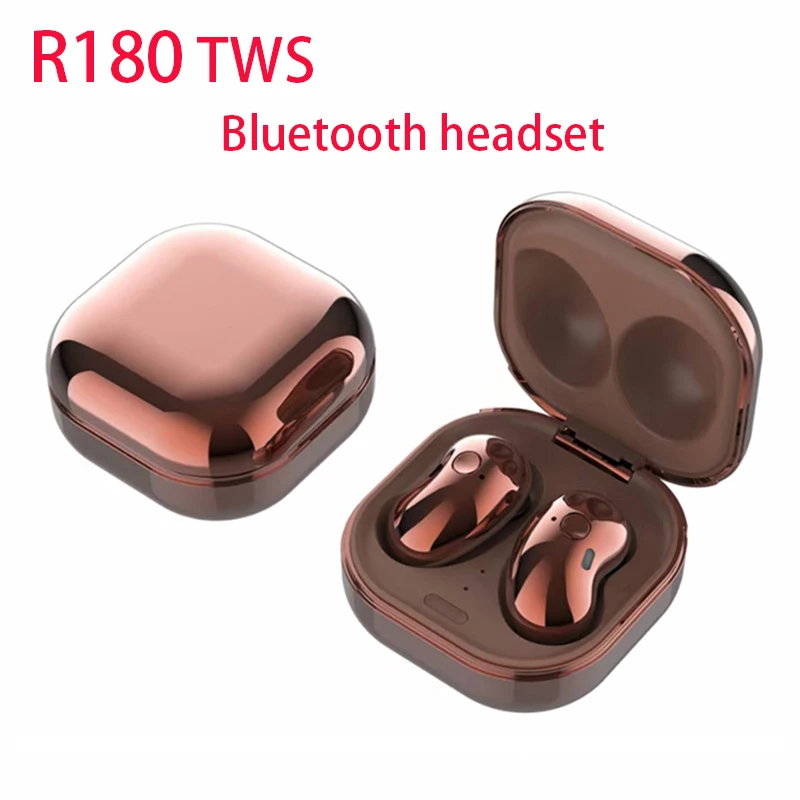 

R180 TWS Wireless Bluetooth 5.1 Headphone Stereo Earbuds with Microphone for IOS Samsung Buds Live smartphone PK R177 R190 R175