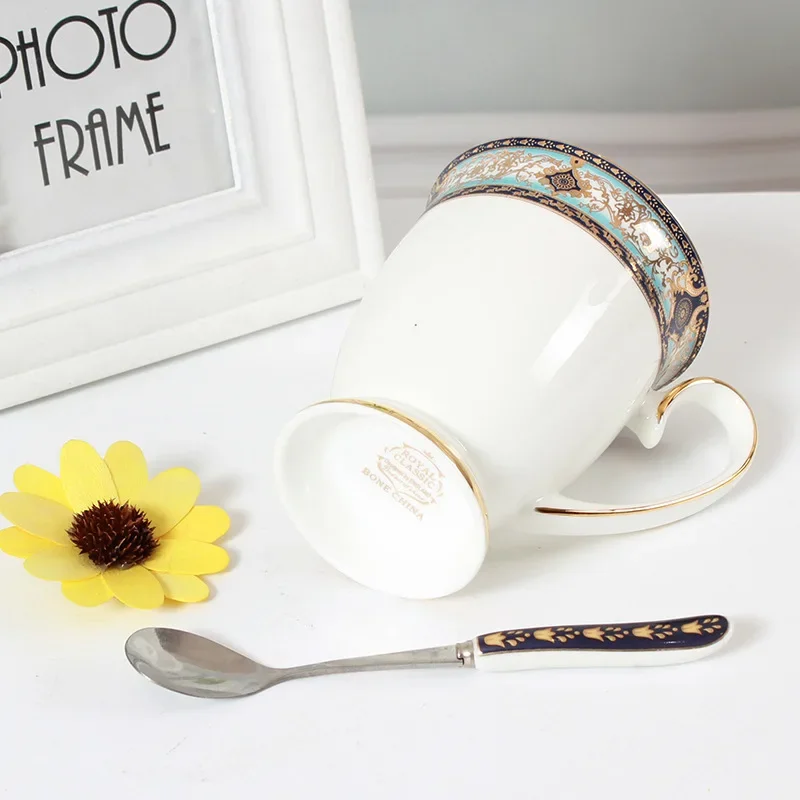 Кружка кофейная чашка из костяного фарфора керамическая посуда для напитков