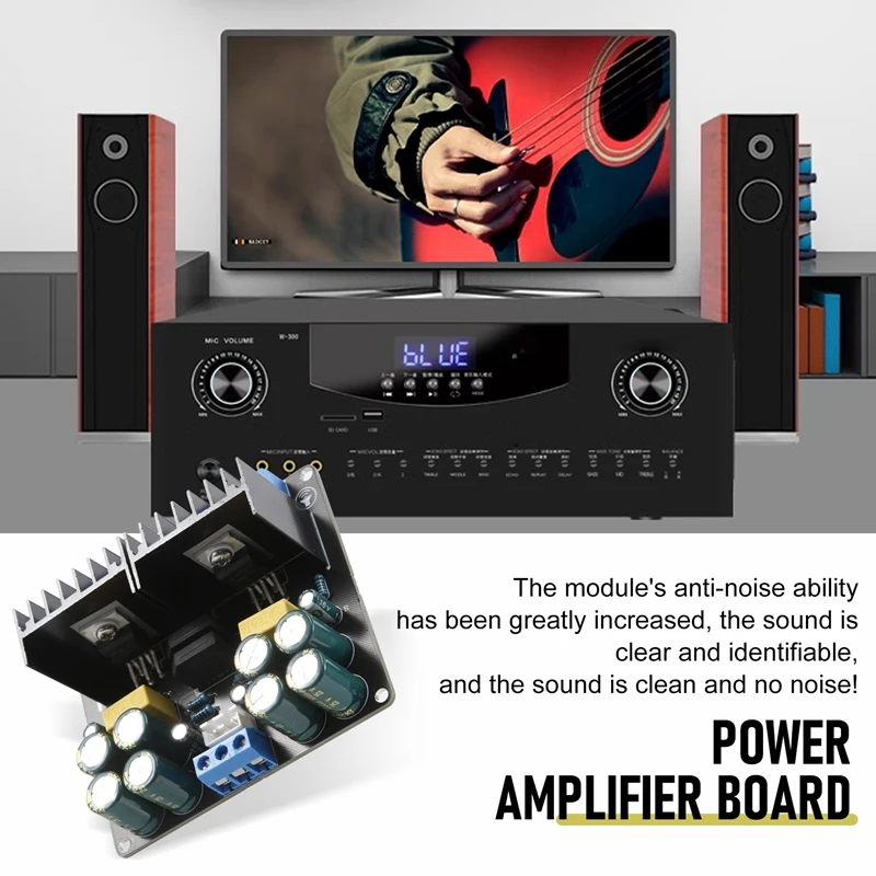 Плата усилителя мощности LM1875