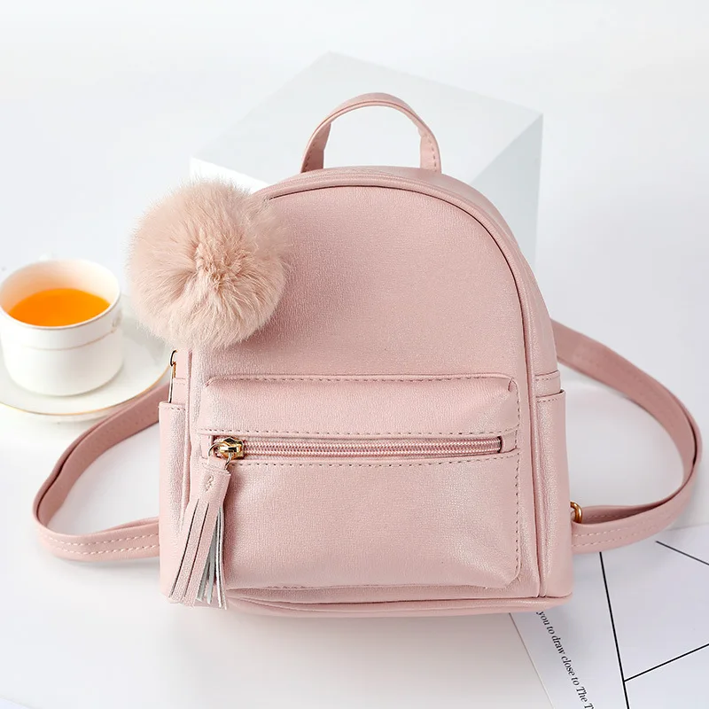 

Women Small Backpack PU Leather Simple School Backpack for College Students Girls Backpacks Ladies Travel Bag Mochilas