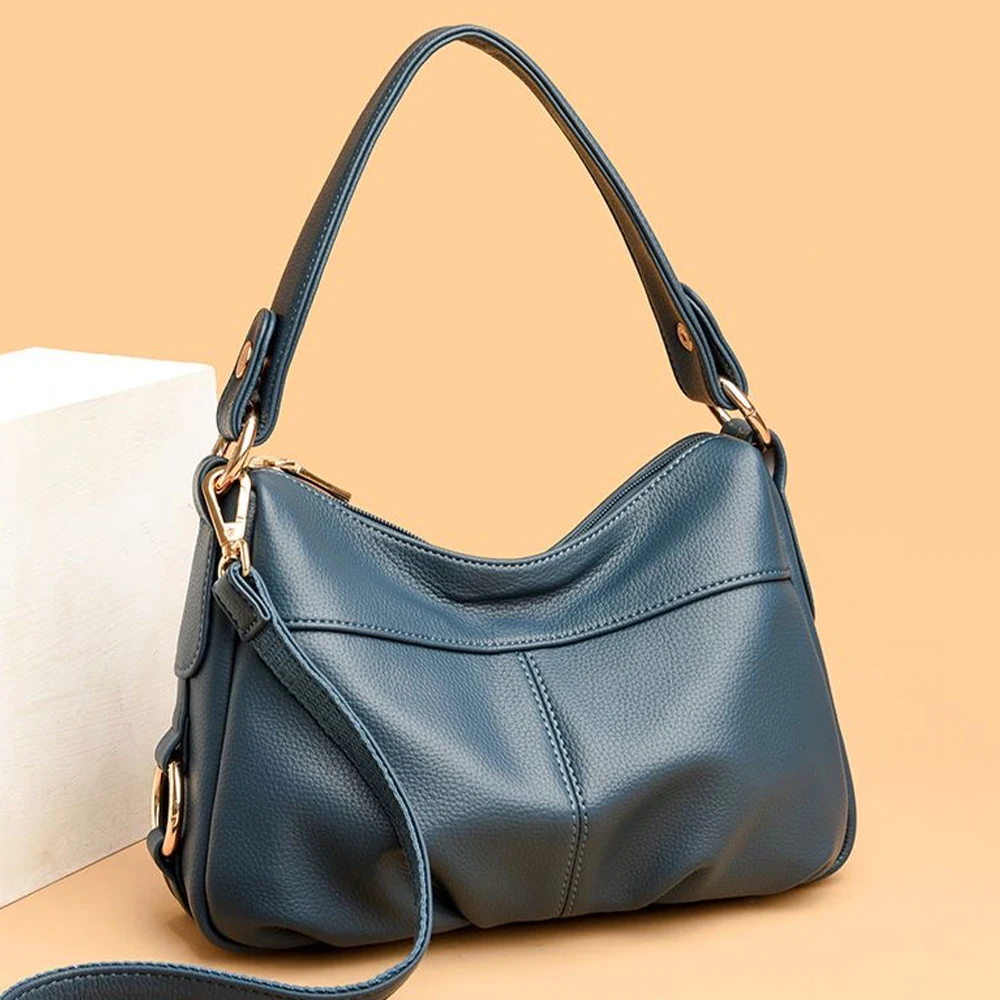 

Fashion Messenger Bag Europe Luxury Women Shoulder Hot Sale Designer Genuine Leather Chain Handbags Female New Style Casual Lady