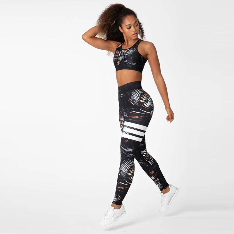 NAIKEWAY Voodoo Tights and Vest Set 2022 New Spring Autumn Casual Sports Shockproof Gather Running Fitness Yoga Bra