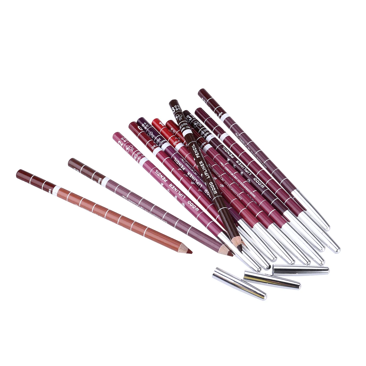 

12 Pcs Lip Makeup Set Water Proof Pipliner Lip Liner Pencils Lip Liner Pencils Pipliner