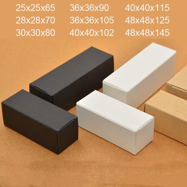 White Black Cardboard Cosmetic Oil Bottle Packaging Box Lipstick Gift Ideas Box