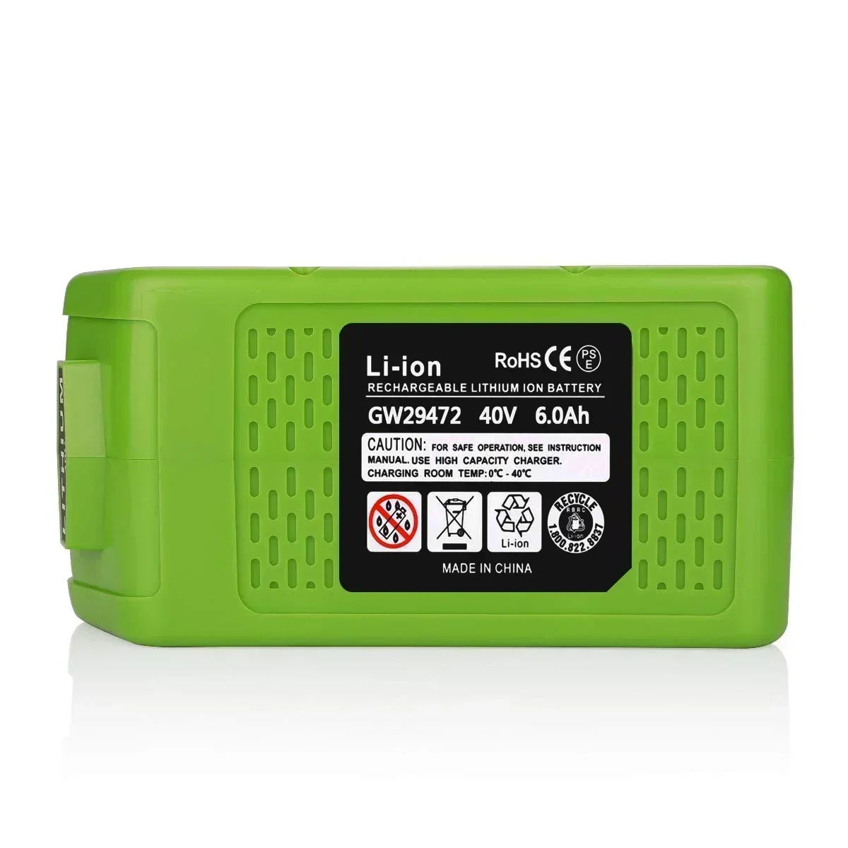 Сменный литий-ионный аккумулятор 40 В 5000 мАч 6000 29472 для GreenWorks Вольт G-MAX 29252 20202 22262 27062
