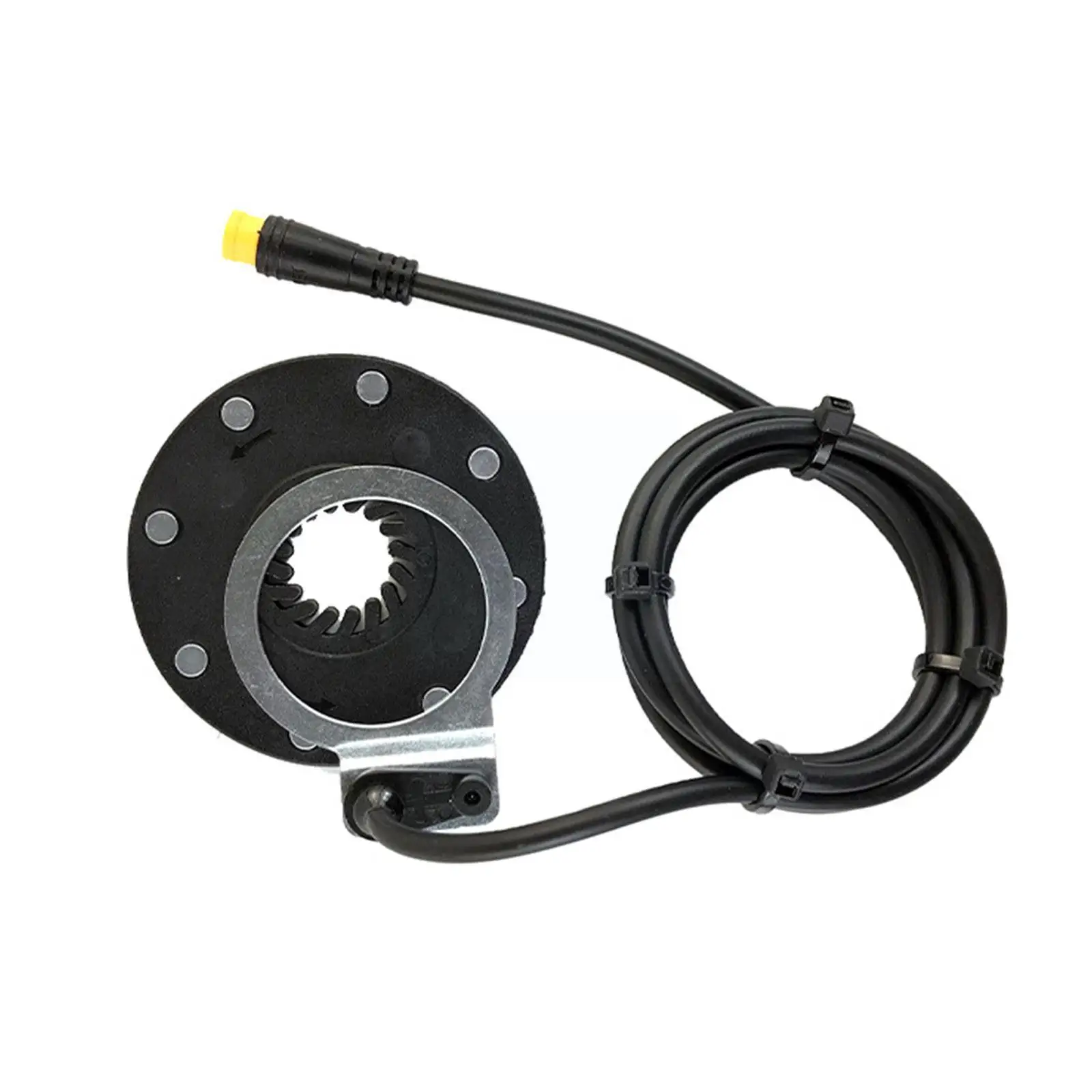 

Electric Bicycle Pedal Assist Sensor PAS System KT-8 Point Connector SM Cycling Black Accessories Ebike Magnetic V2E0