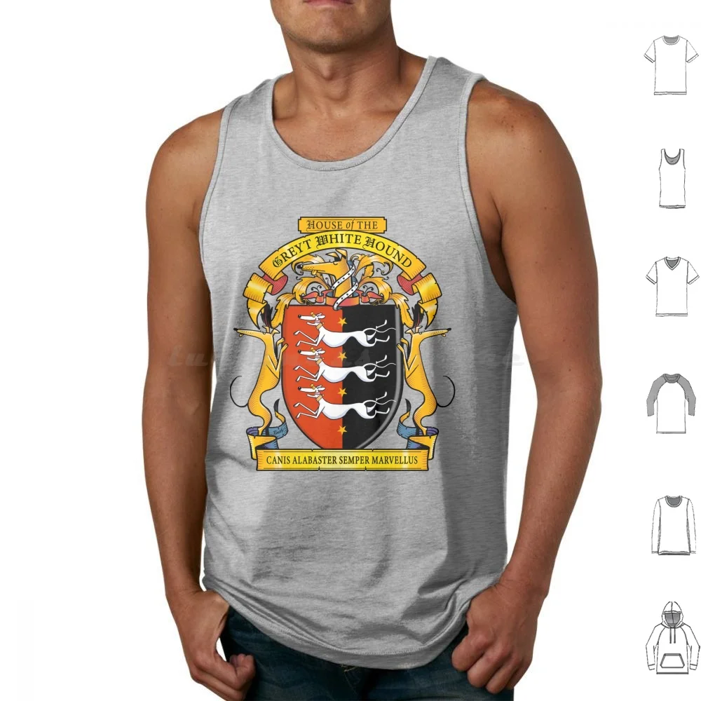 

Greyhound Heraldry : Greyt White Hound Tank Tops Vest Sleeveless Richard Skipworth Richskipworth Rich Skipworth Greyhound