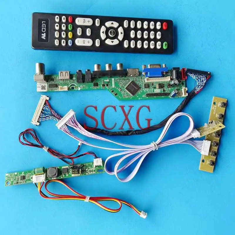 

Monitor Panel Analog TV Controller Board For LM238WF1 LM238WF2 DIY Kit 30 Pin LVDS HDMI-Compatible 1920*1080 USB VGA AV RF 23.8"