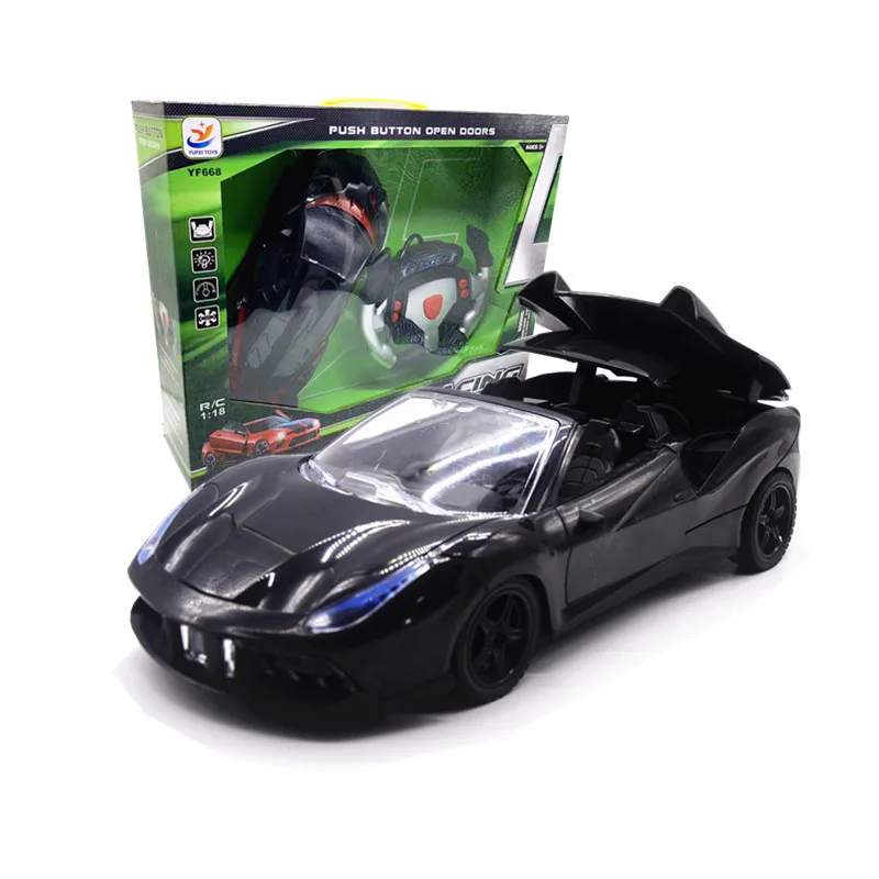 

1: 18 Five Way One Key Open Door Convertible Children Swireless Remote Control Car Drift Charging Toy Model Fast Rc Car Plastic