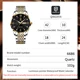 QINGXIYA 2022 New Casual Sport Men's Watches Stainless Steel Band Date Quartz Wristwatch Luminous Pointers Relogio Masculino Other Image