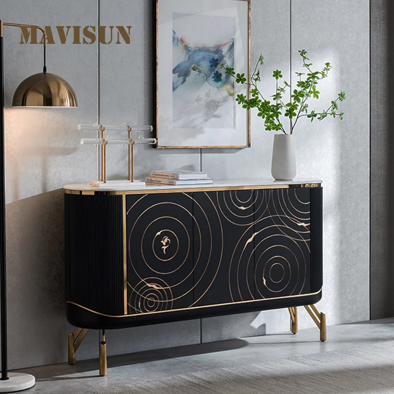 

Светильник роскошный шкаф для столовой из массива дерева, американский шкаф для гостиной, крыльца, спальни, Простой Современный Высококачественный буфет