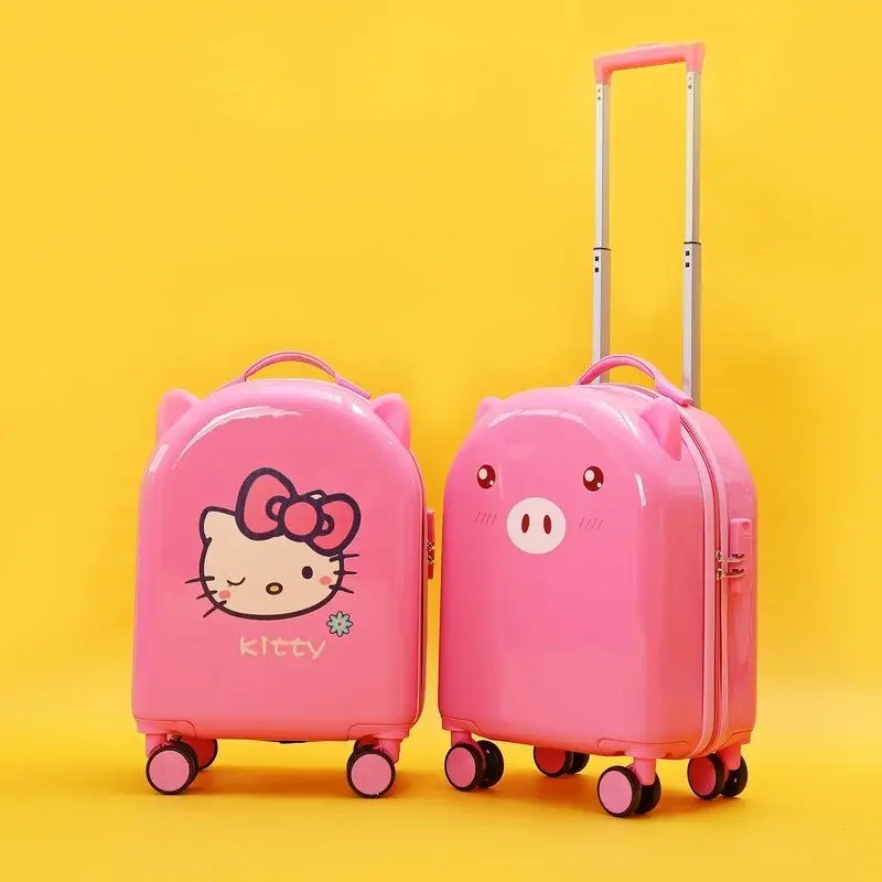 Children's Trolley Case Mini Cartoon Small Luggage Children's Suitcase Cute Baby Universal Wheel Men and Women gift HelloKitty