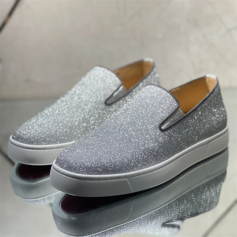 

High Quality Luxury Brands Men's Summer Shoes Fashion Designer Boat Loafers Men Red Bottom Trainers Women's Casual Driving Shoes