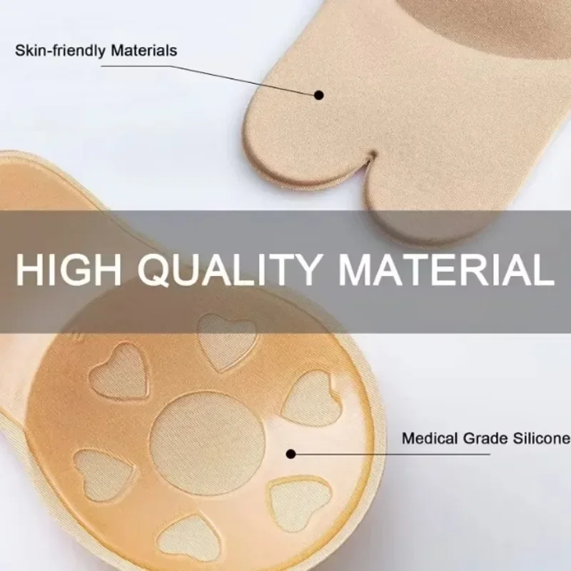 Женские бюстгальтеры пуш-ап самоклеящиеся силиконовые Невидимые без бретелек