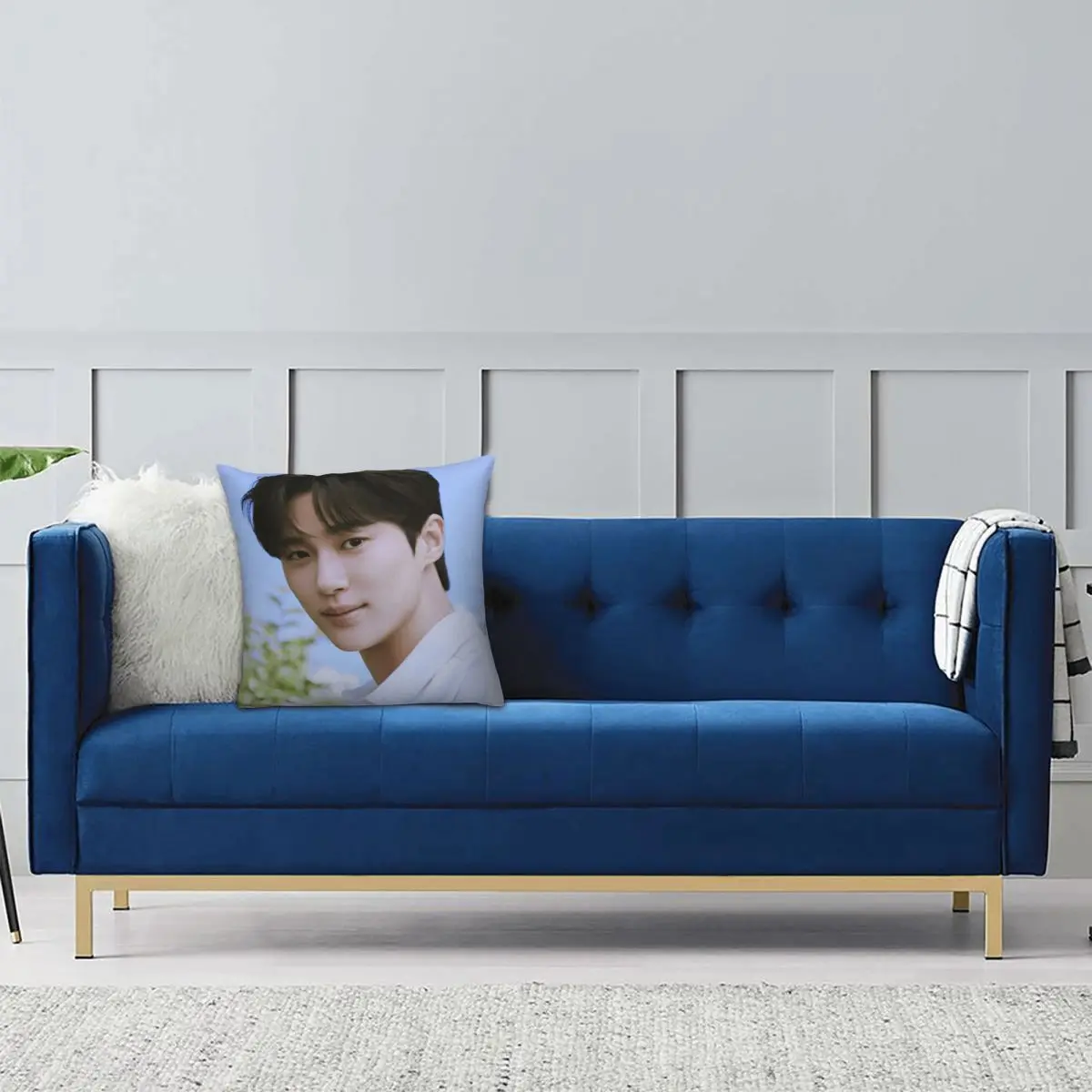 Byeon Woo-seok Корейская наволочка с двусторонним принтом полиэстер чехол для подушки