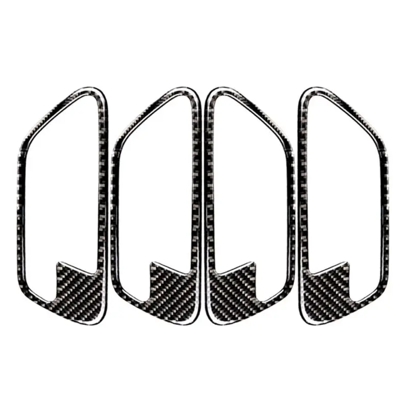 

For F30 F34 Decor Car Carbon Fiber Inner Door Handle Bowl Cover Sticker