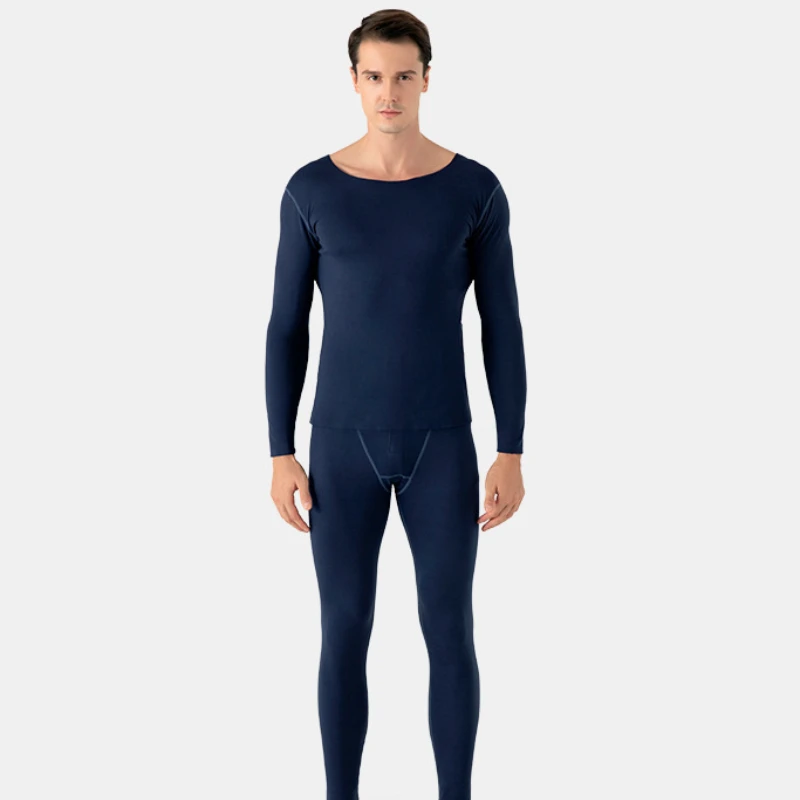 New Double-Sided Sanding Thermal Underwear with No TraceSet Seamless Autumn Clothes Long Pants New Warm Unisex Thermo Lingerie