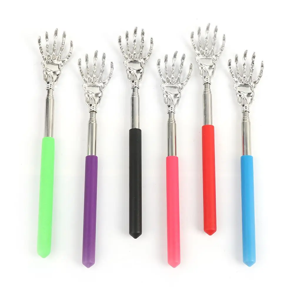 Телескопическая чесалка для спины массажер из нержавеющей стали расслабления и