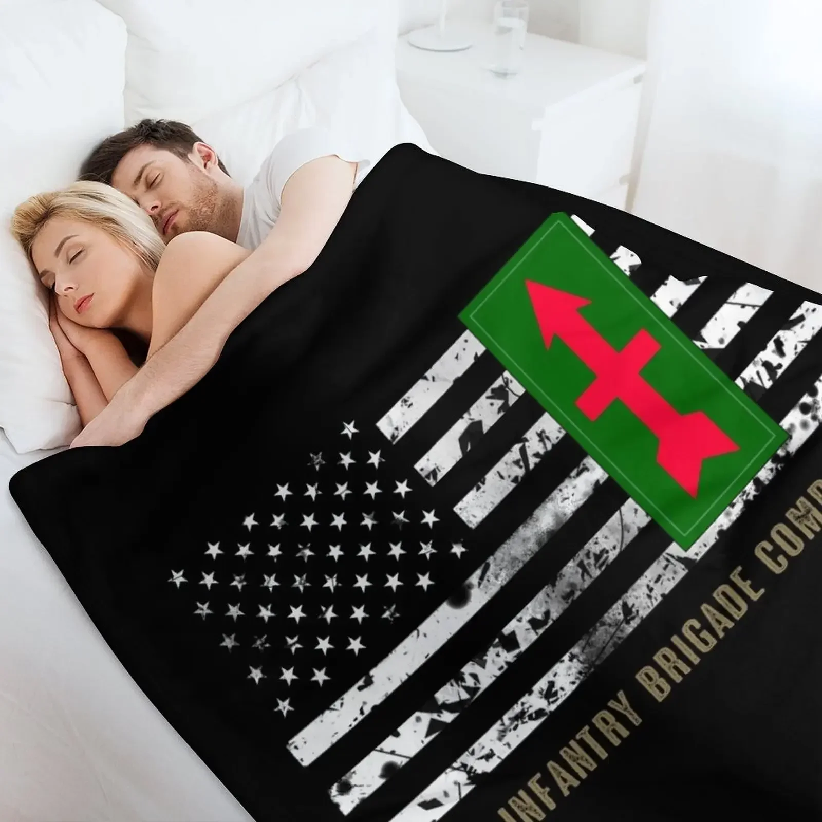 Одеяло 32-я пехотная бригада боевая команда дизайнерские теплые зимние