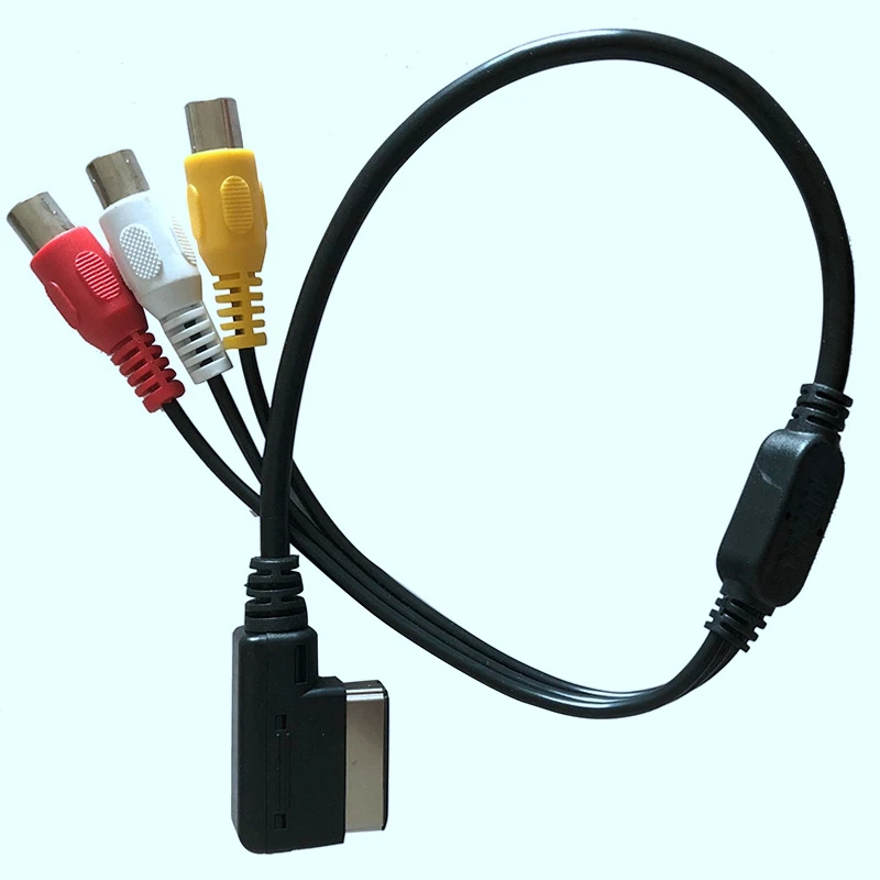 1 шт. AMI AUX кабель-адаптер 3RCA DVD-видео аудио входной провод для A3 A4 A6 A7 A8 Q5 Q7 R8 MMI