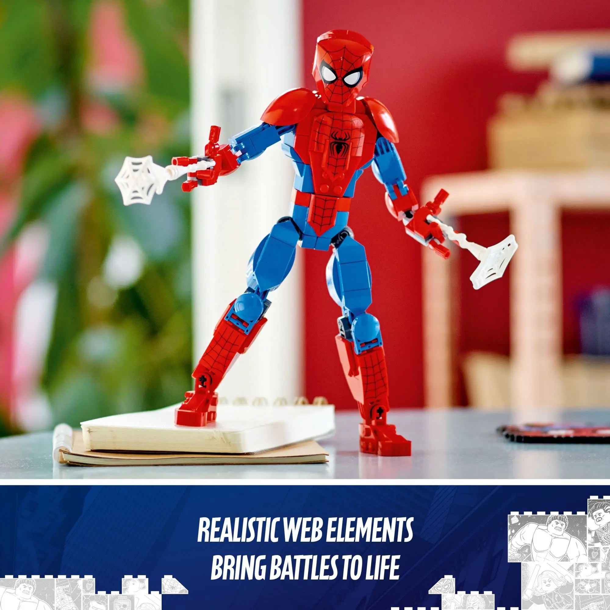 Фигурка LEGO &amp Marvel Человек-паук 76226 супергерои строящая искусство для детей