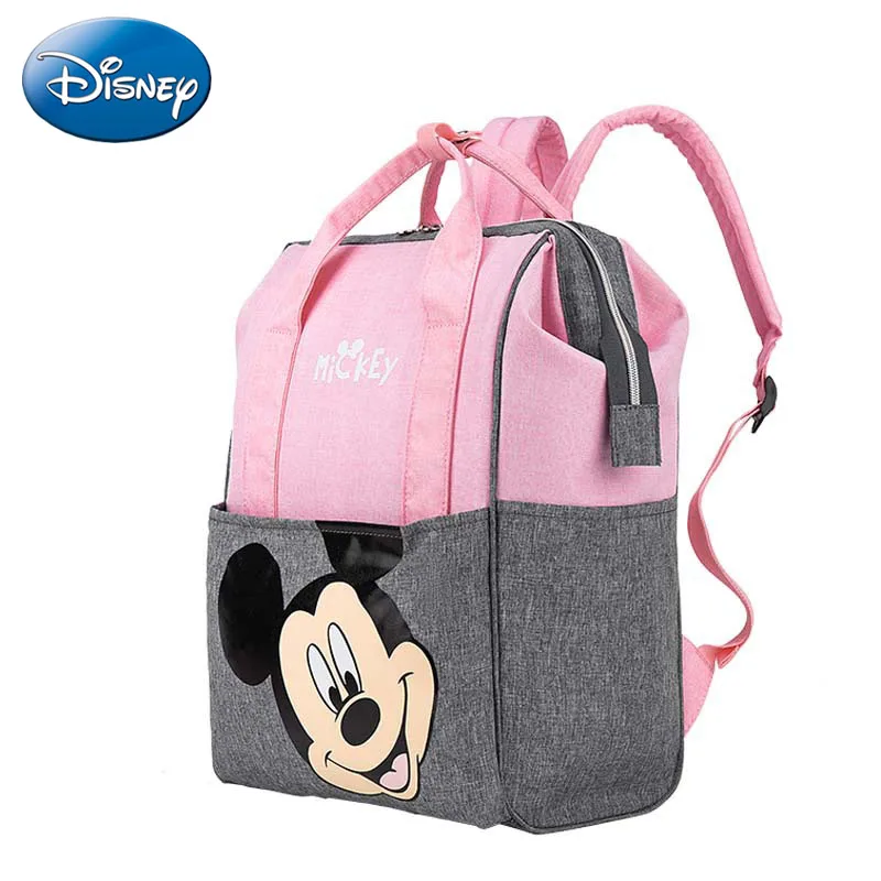 

Disney New Minnie Mickey Diaper Bag Backpack for Mummy Maternity Bag for Stroller Bag Large Capacity Baby Nappy Bag Organizer