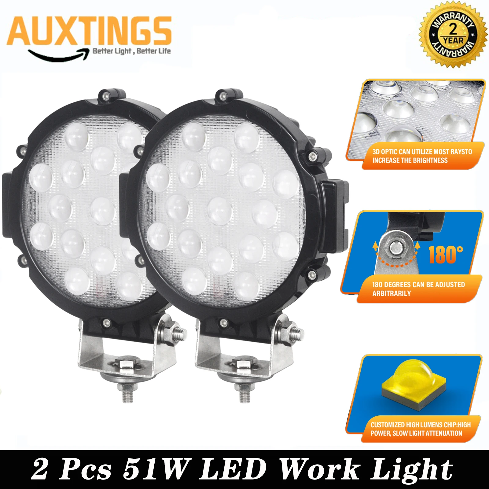 Передние фары дальнего света черного и красного цвета для внедорожников 4x4, грузовиков, внедорожников, квадроциклов, кроссоверов, 2 шт., 7 дюймов, 51 Вт Передние фары дальнего света черного и красного цвета для внедорожников 4x4, грузовиков, внедорожников, квадроциклов, кроссоверов, 2 шт., 7 дюймов, 51 Вт