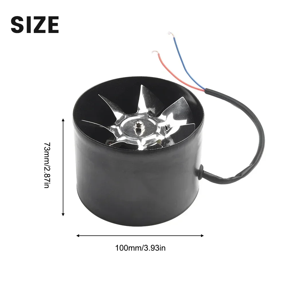 Вытяжной вентилятор длина цилиндра 100 мм дымоэкстрактор канальный 140 м3/ч
