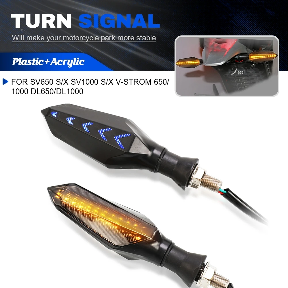 Для SUZUKI SV650 S/X SV1000 V-STROM 650/1000 DL650/DL1000 универсальные фонарики поворота мотоцикла