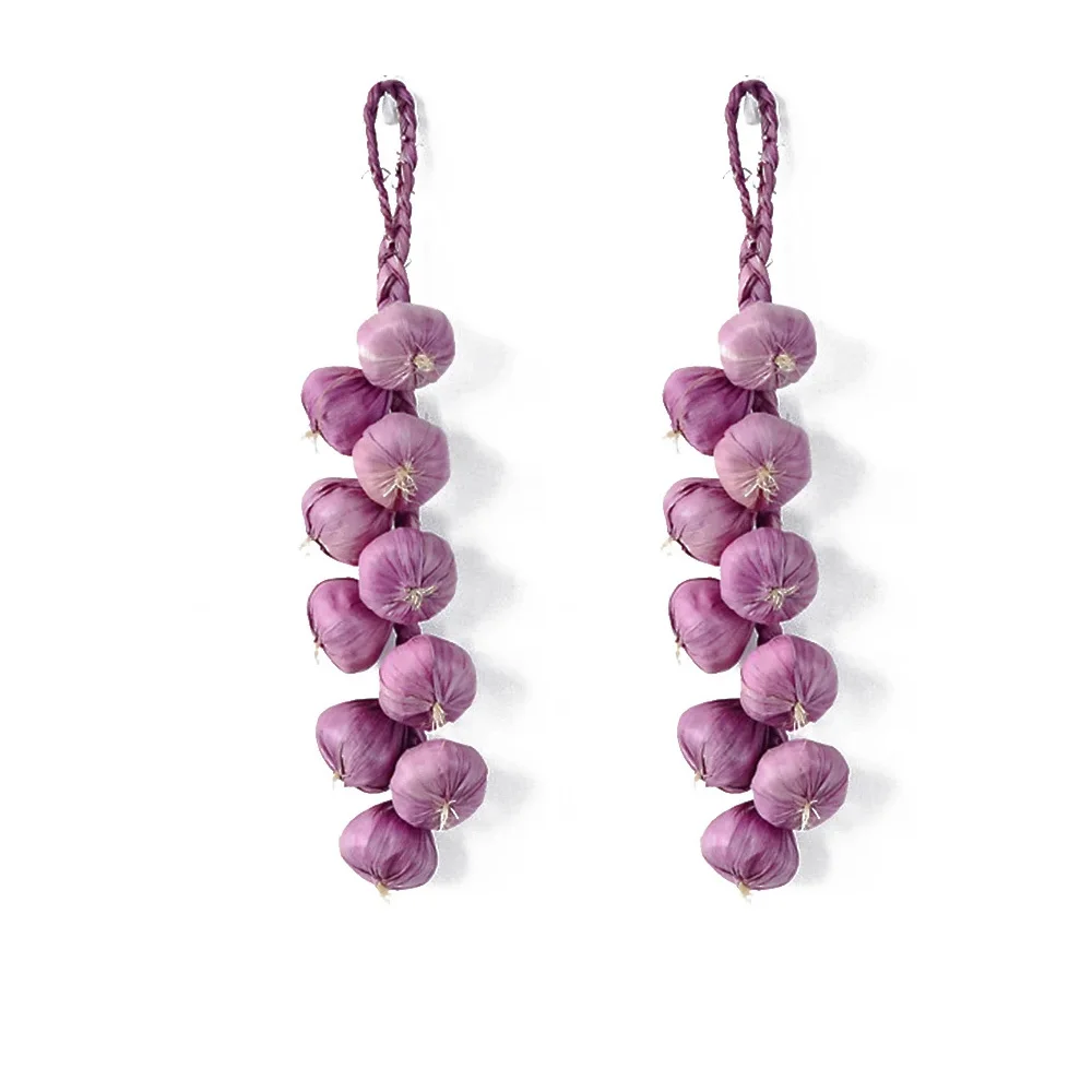 

Искусственные Овощи: Гирлянда Из Чеснока И Перца, Имитация Овощей Для Фотосессий, Декор Для Кухни И Дома, Набор Из 2 Штук