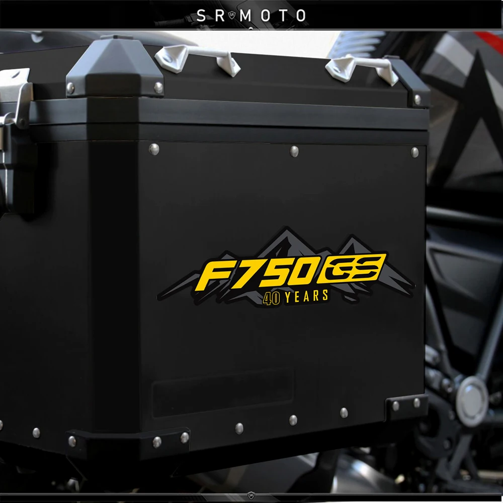 

For BMW Motorrad Aluminum Box F750GS 40 Years Motorcycle Sticker