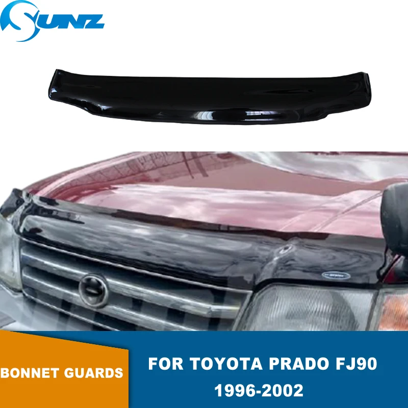 

Front Bug Shield Hood Deflector Guard Bonnet Protector For Toyota Land Crusier Prado Fj90 1996 1997 1998 1999 2000 2001 2002