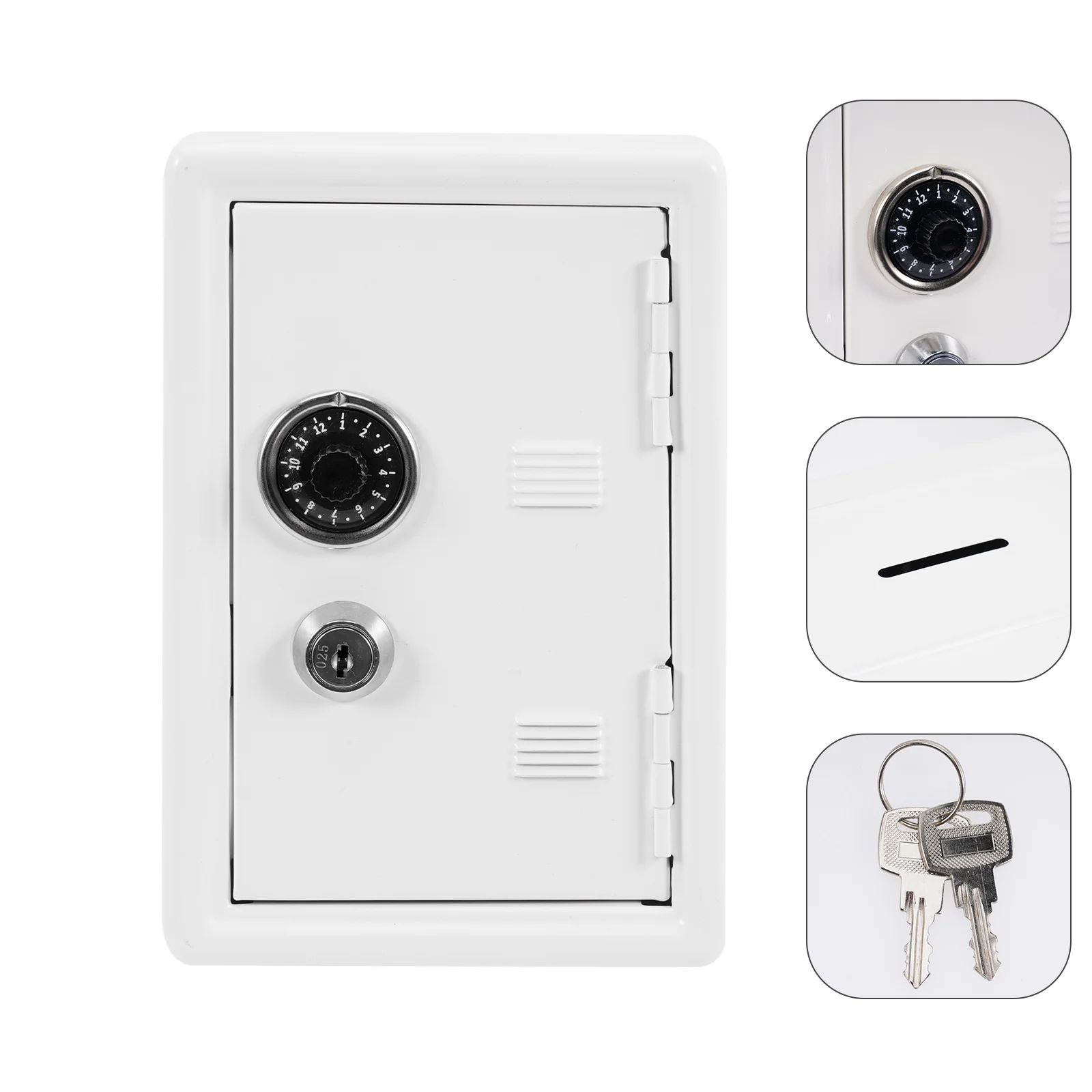 

Box Safe Bank Kids Money Saving Piggy Cash Lock Mini Locker Boys Donation Comment Coin Girls Lockbox Birthday Cute Jar