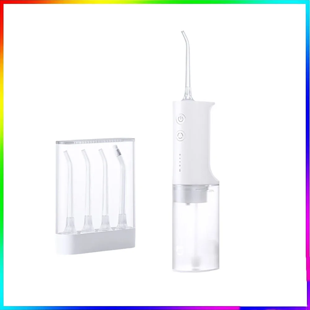 Xiaomi Mijia Portable Electric Oral Irrigator Dental Device Water Jet Teeth Shower Water Flosser Water Pulse Tooth Cleaner