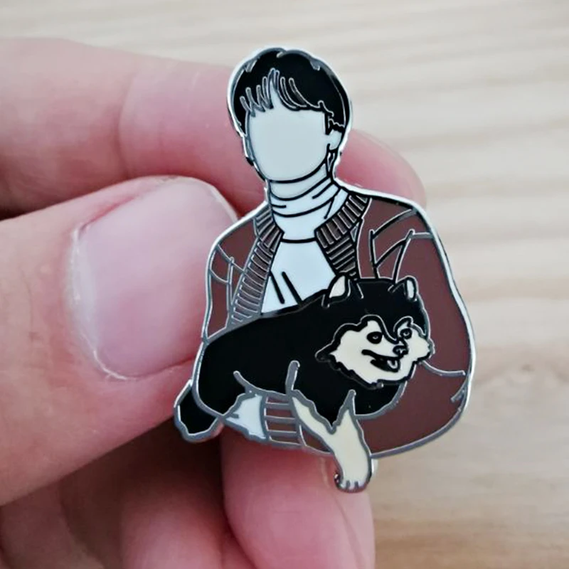 V Kim Taehyung and Yeontan pet dog эмалированная булавка значок Броши шляпа Ювелирные изделия Подарки (art.: 3920bf6530372) - 3920bf6530372