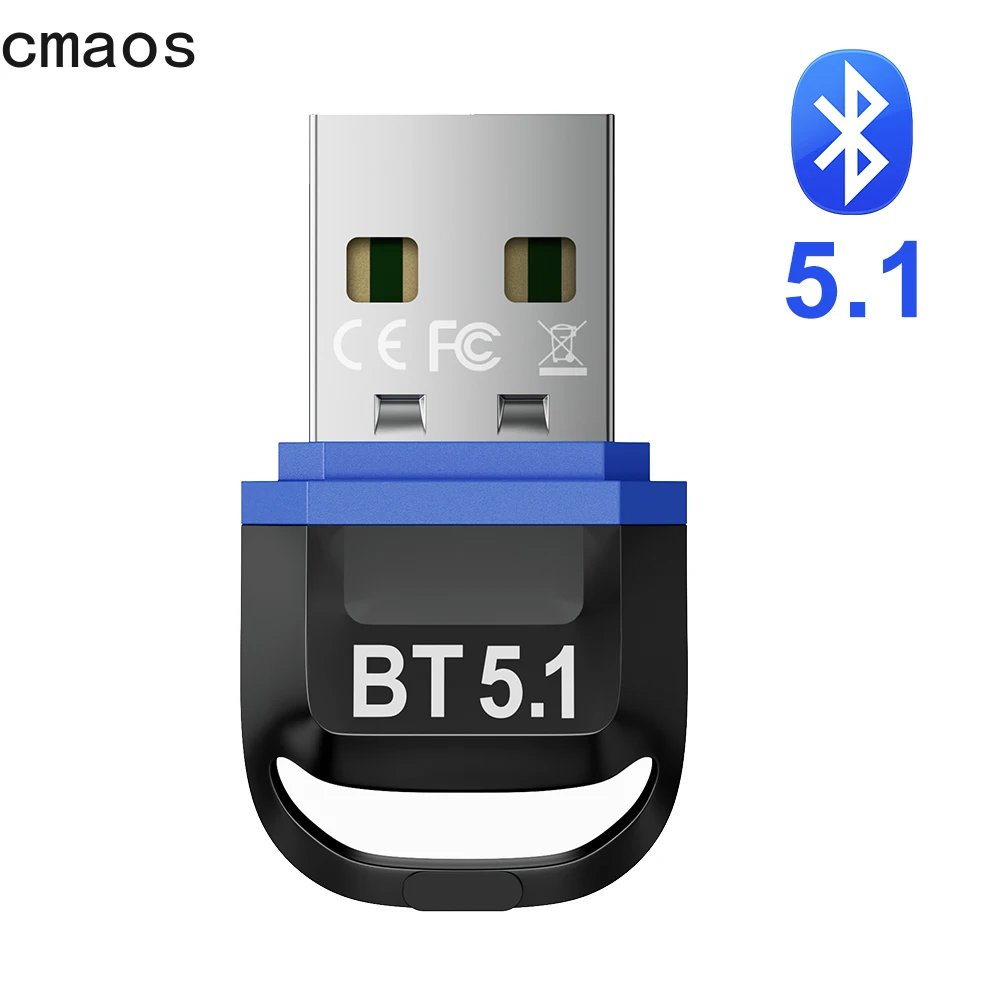 

CMAOS USB Bluetooth 5.0 5.1 Bluetooth Adapter Receiver 5.0 Bluetooth Dongle 5.0 4.0 Adapter for PC Laptop 5.0 BT Transmitter