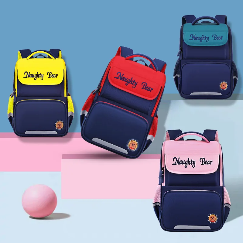 Korean Schoolbags for Primary School Students New Children Fashion Backpacks Girls Boys Simple Mochila Grades 1-6 Drop Shipping