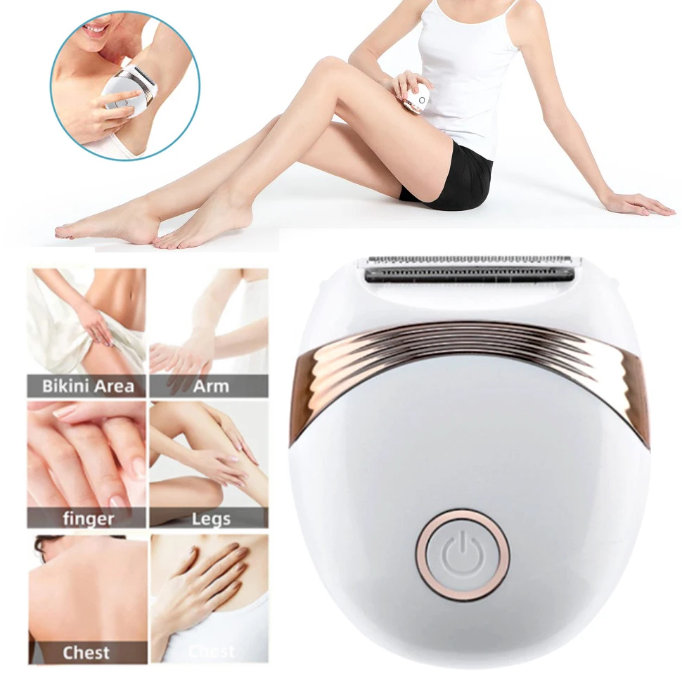 

Электрическая бритва для женщин, перезаряжаемая портативная электрическая бритва, триммер для бикини, мини-эпилятор, беспроводной удалитель волос для интимной зоны