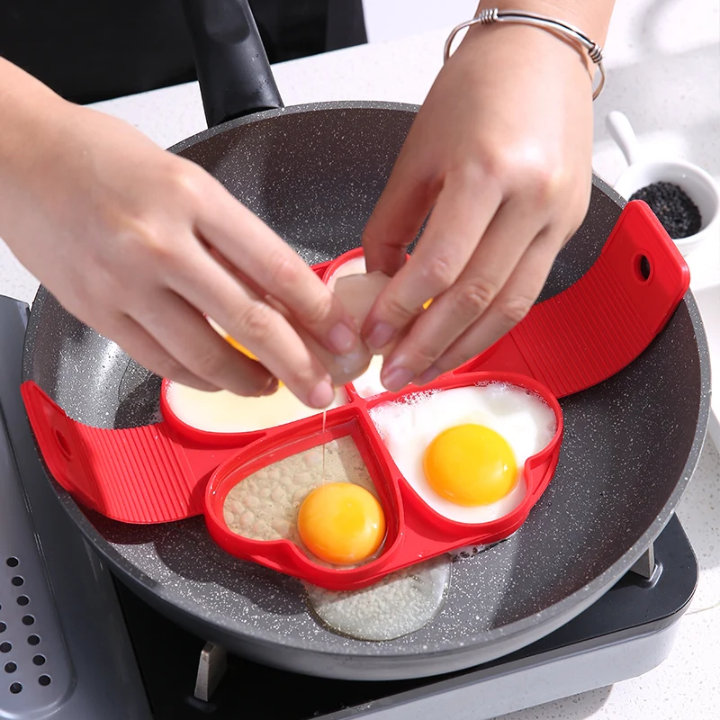 

Egg Pancake Rings Non-Stick Pancake Maker Mold Silicone Egg Boiler Omelette Forming Omelet Mold Kitchen Baking Accessories