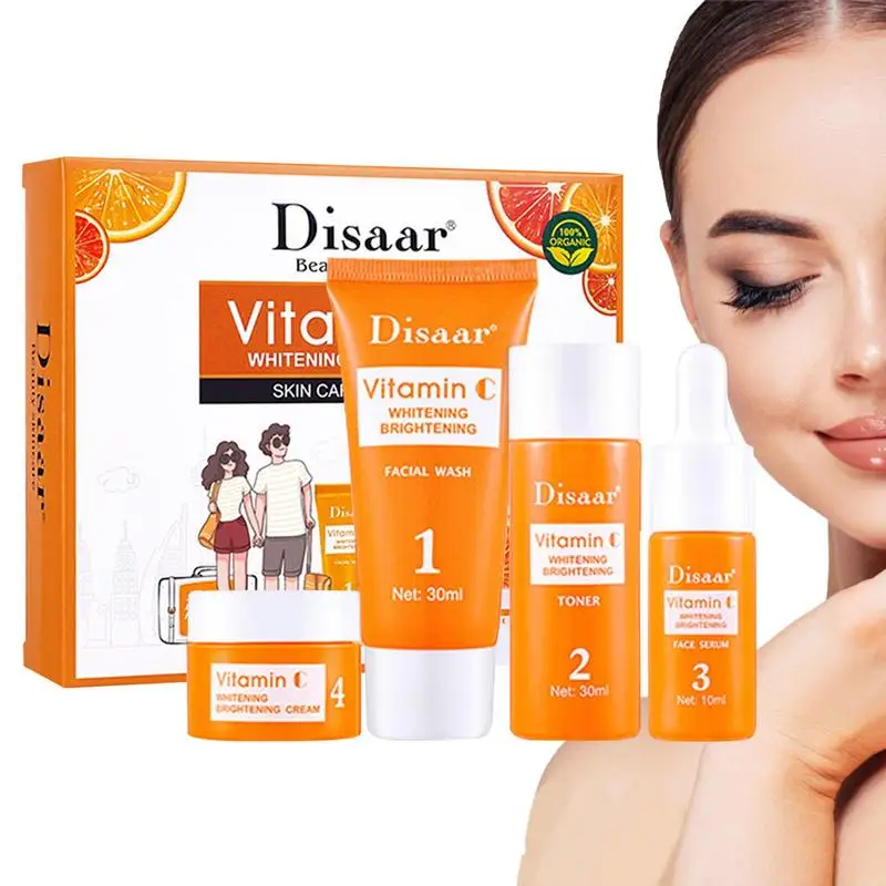 

Vitamin C Set Brightening Facial Crea 4pcs Anti Age Firming Face Cream Skin Firming Cream Skincare Moisturizer Anti Fine Lines