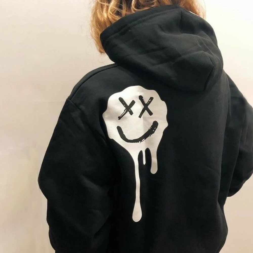 

2023 New Y2K Long-sleeved Hoodie Hip-hop Rock American Street Fried Egg Expression Trapstar Heartstopper Hoodie Male Sweat Car