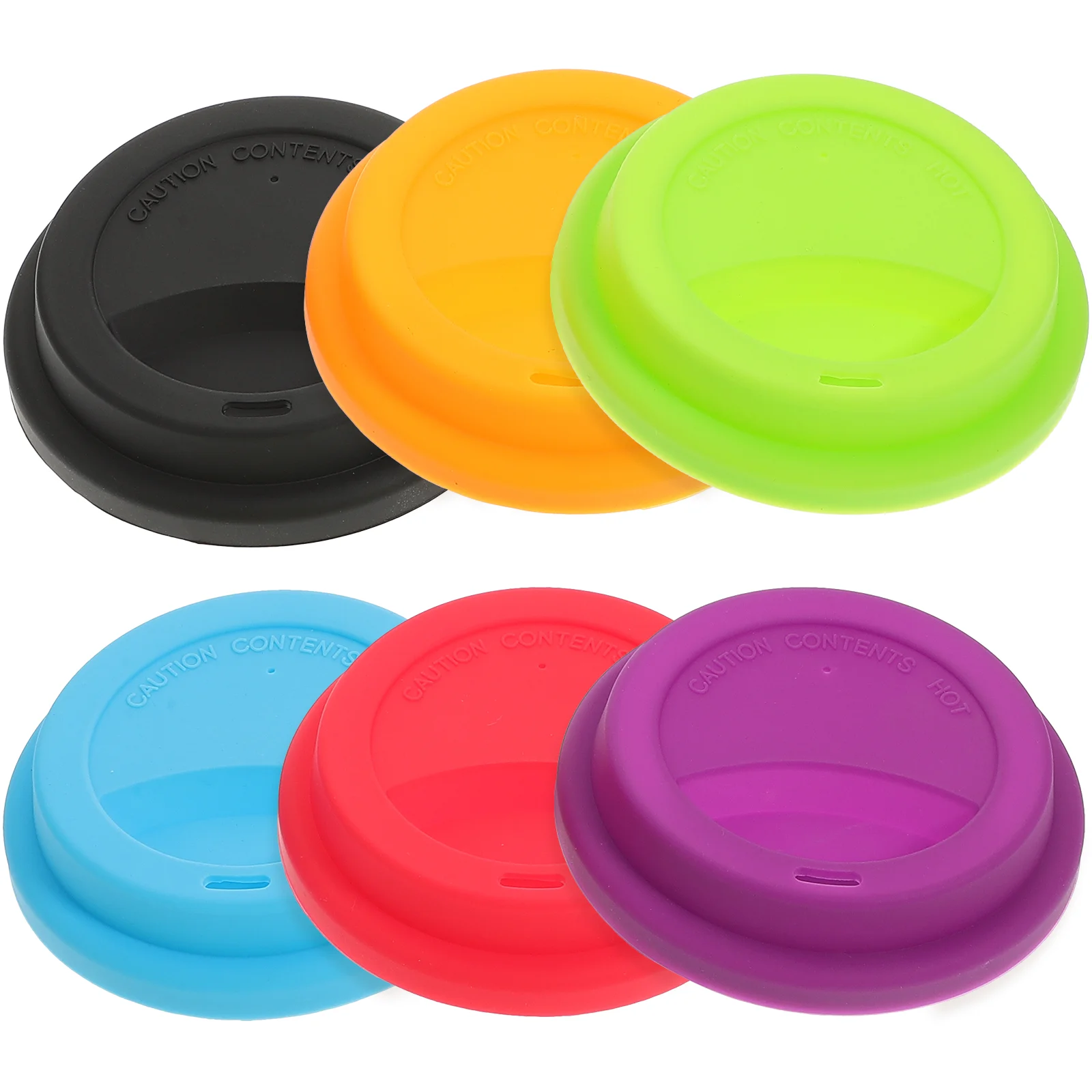 

Silicone Cup Lid Cover Lids Coffee Mug Covers Cups Drinking Tea Reusable Drink Food Replacement Bottle Jar Travel Tumbler Circle