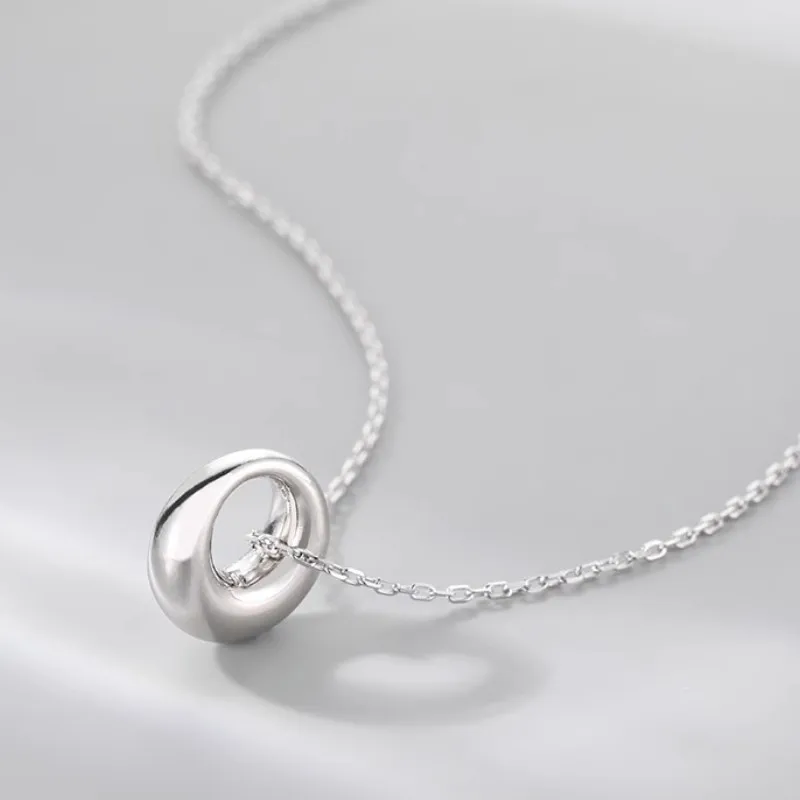 Женское колье ENSHIR простое подходящее ко всему колье-чокер с цепочкой до ключиц