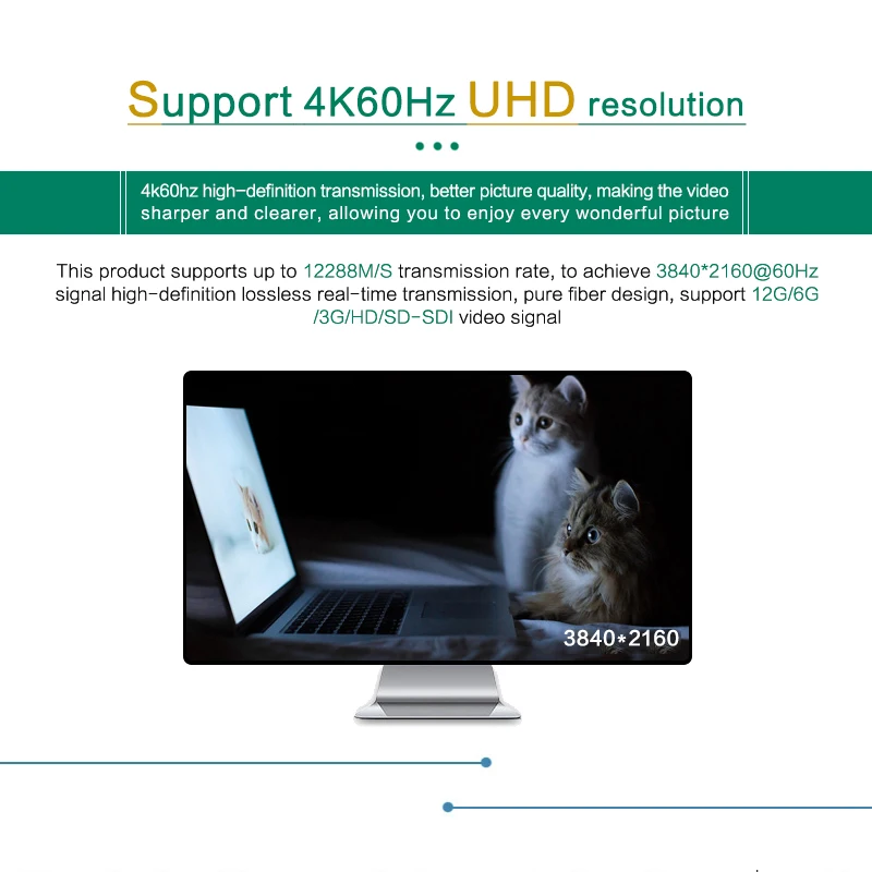 Волоконно-оптический кабель SDI 3G 6 г 12 4 к 60 Гц