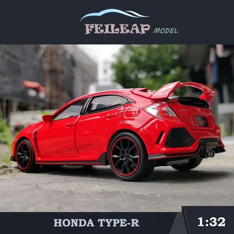 Модель автомобиля Honda Civic TypeR из сплава модель в масштабе 1/32 литая искусственная