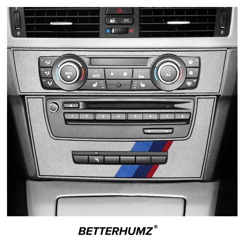 Алькантара для BMW 3 серии E90 E92 E93 центральная консоль CD панель обшивка наклейки