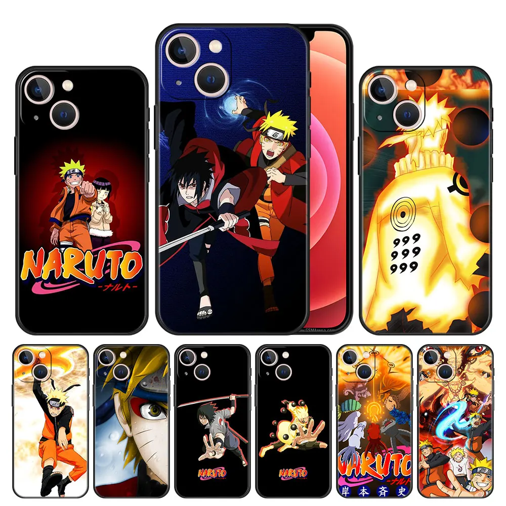 

Phone Case Cover for iPhone 11 12 13 Pro Max Xs 7 8 Plus 6 5 SE XR Mini Shell Print Back Official Naruto Anime Cartoon Akatsuki